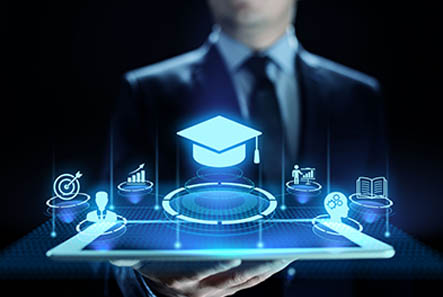 Education technology E-learning Online Training Webinar Seminar Knowledge Business Personal Development.